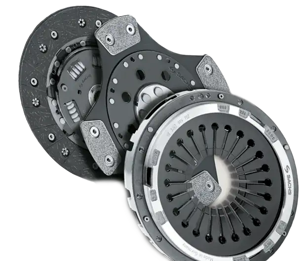 Sachs kavrama seti: disk, baskı plakası, balata